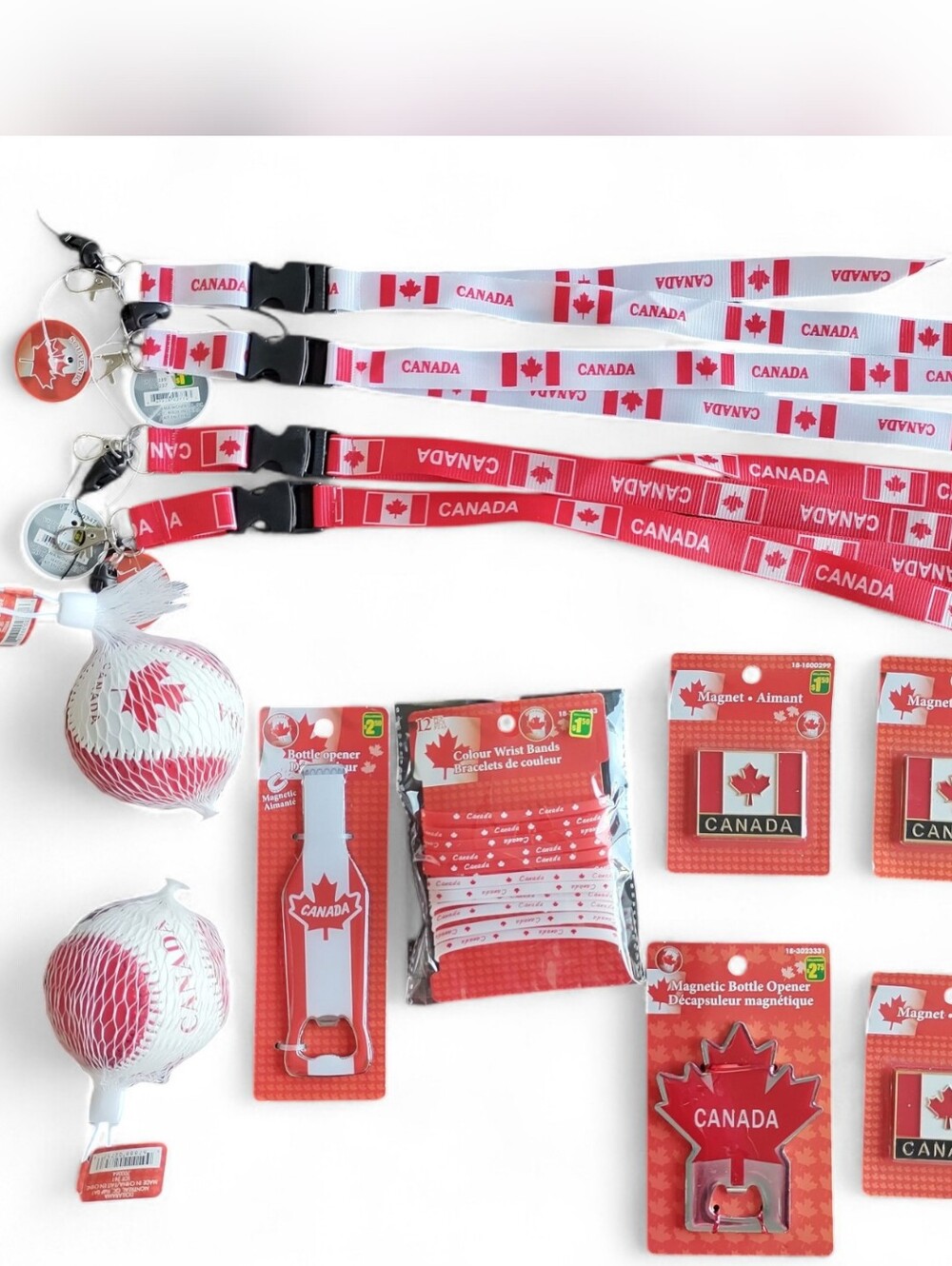 NEW 12 Pieces Set Canada Souvenir Lanyards & Accessories